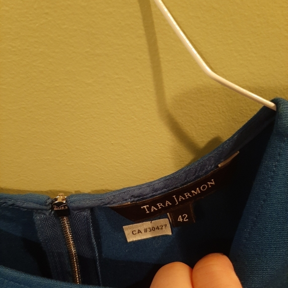 Blue sleeveless above knee summer dress - Picture 2 of 2